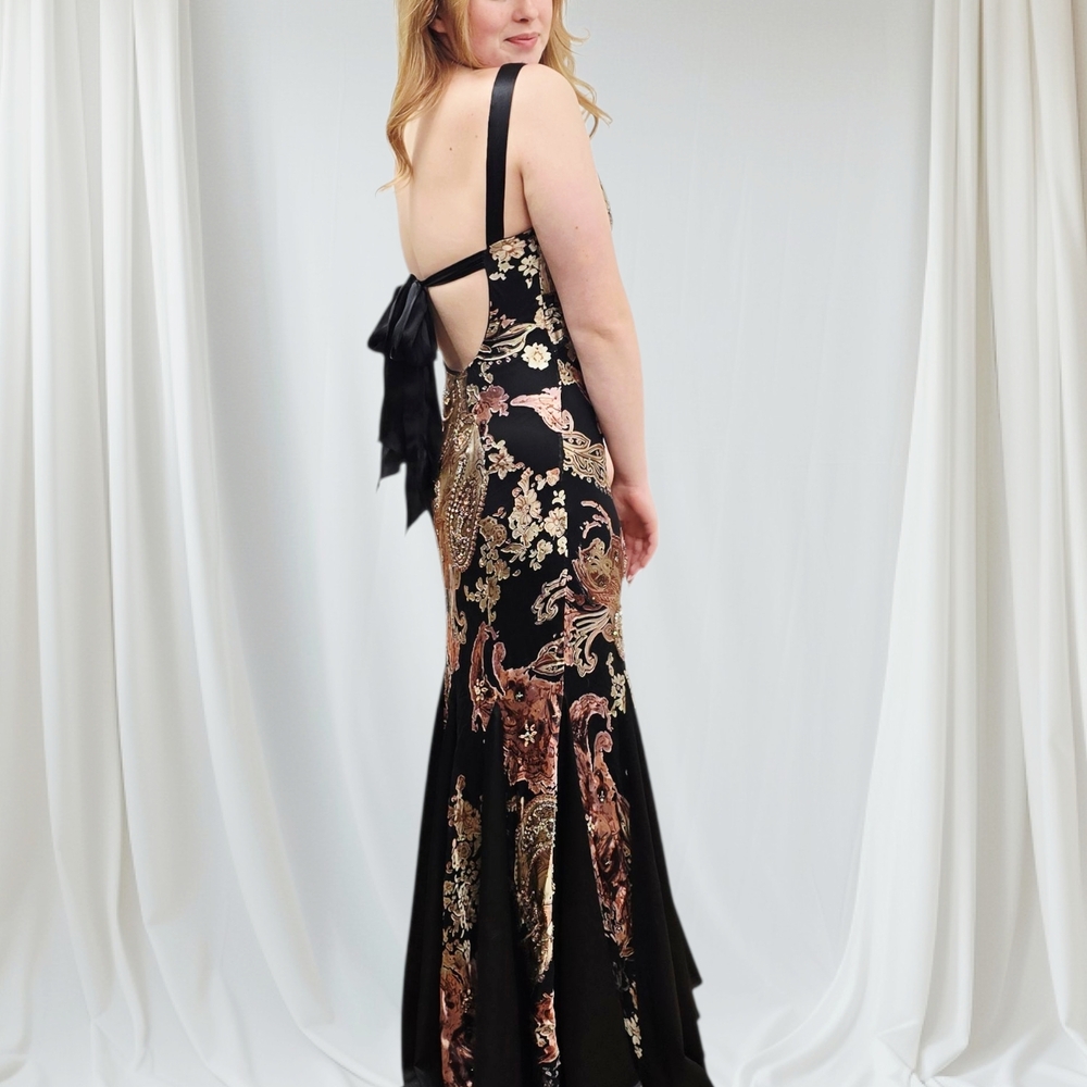 Sue Wong Silk Evening Gown